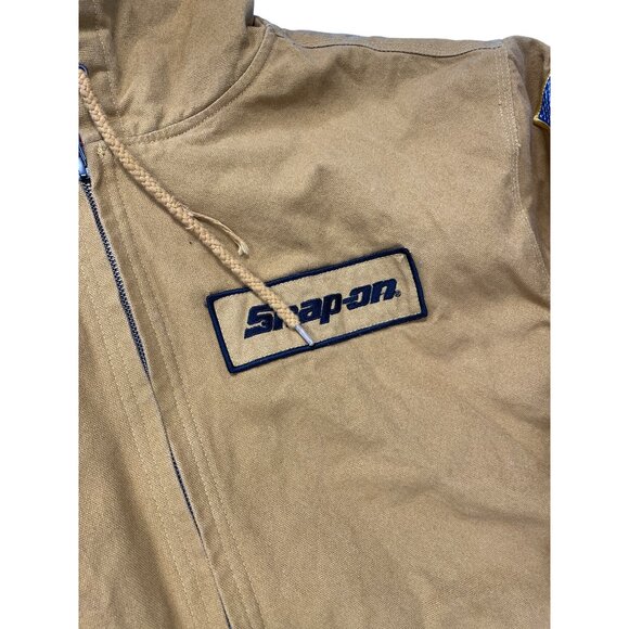 Snap-On Tools Mens Traditional Mustard golden work jacket quilted coat SIze 3XL - Picture 4 of 16